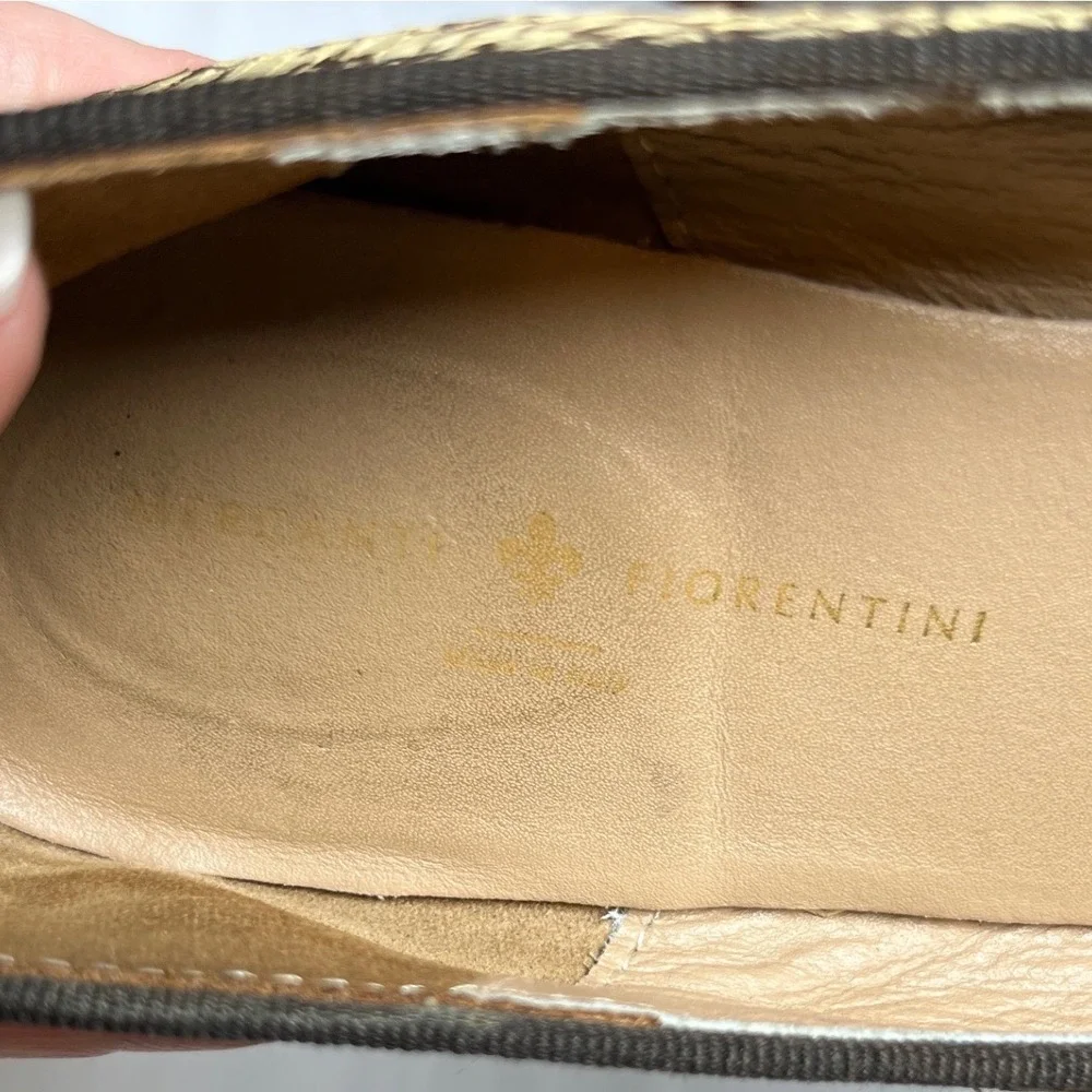 Italian Snakeskin Pointed Toe Loafers Leather Flats Mercanti Fiorentini 8